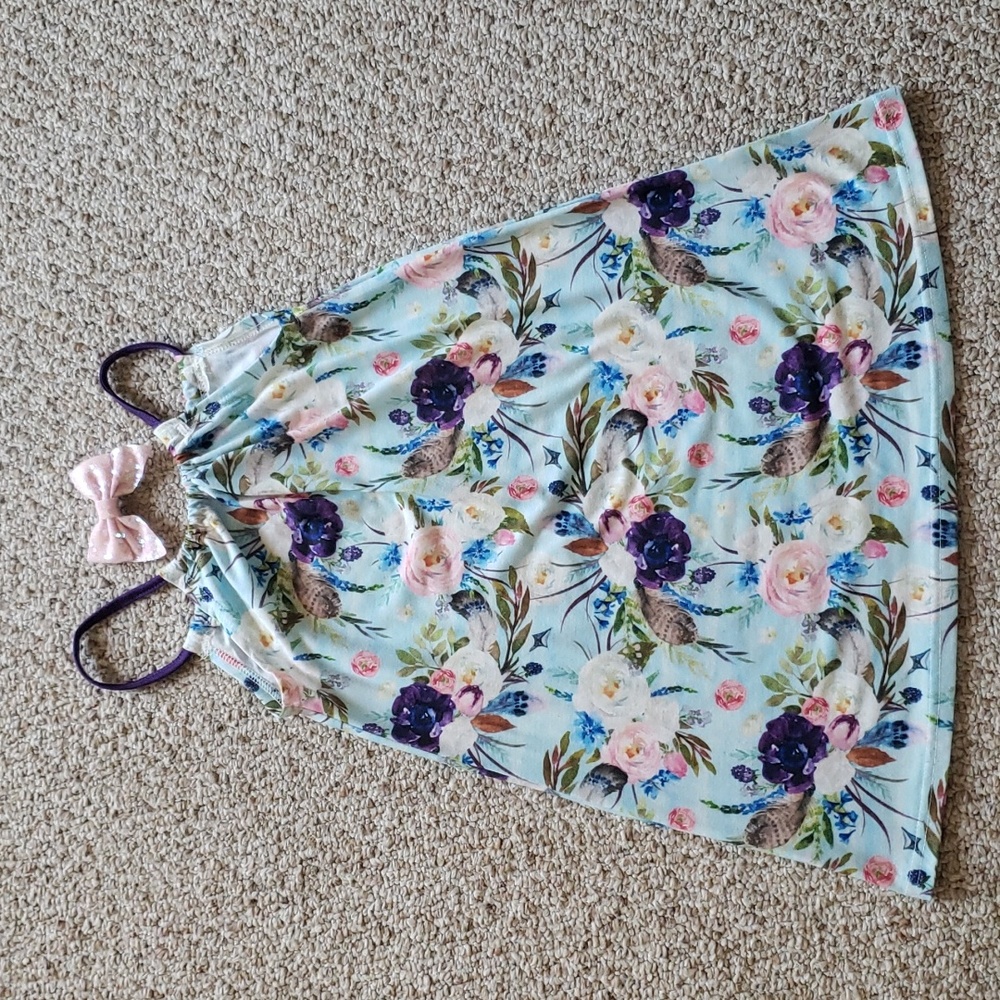 Size 8 Floral Sunshine Swing Summer Dress